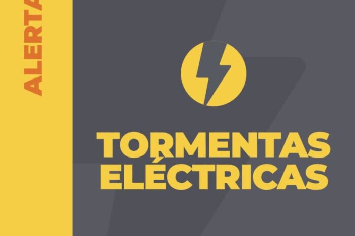 Alerta Preventiva Amarilla por tormentas en la zona cordillerana