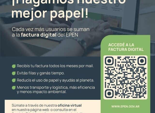 EPEN impulsa la factura digital: más de 100.000 usuarios adheridos y un fuerte llamado a la despapelización
