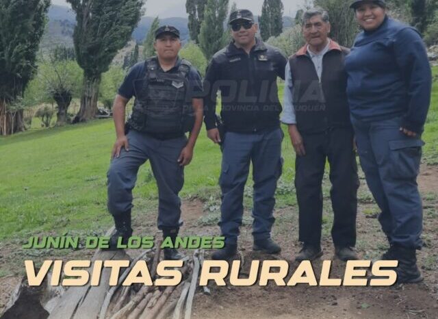 Personal Policial realizó recorrida preventiva y contactó con pobladores del Paraje Chiquilihuin