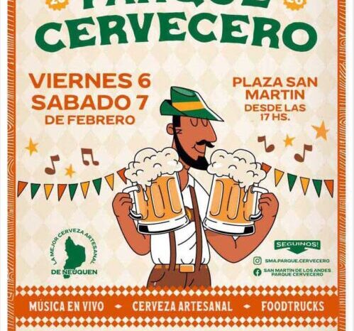 Este viernes y sábado es la Fiesta de la Cerveza Artesanal de San Martín de los Andes