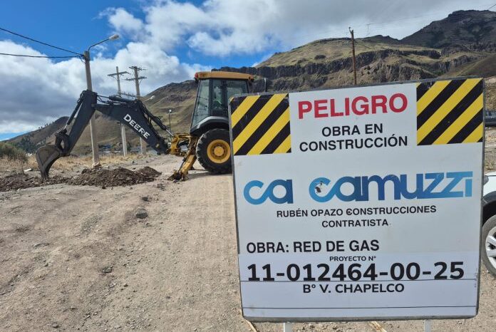 Comenzaron las obras de gas para casi 170 familias de Valle Chapelco