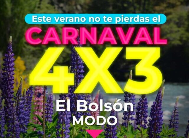 Promoción 4X3: Carnaval se enlaza con la Fiesta del Lúpulo y El Bolsón tiene diez días a pura fiesta