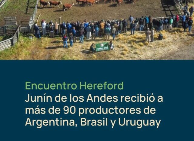 Koenig y García Rambeaud impulsan la ganadería Hereford en la Patagonia neuquina