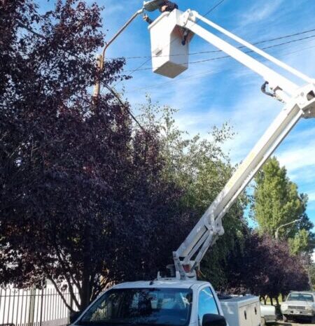 Avanza el "Plan de Iluminación LED en Junín de los Andes": calles más seguras, eficientes y sustentables