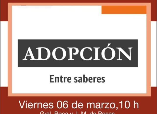 Jornada sobre adopción y presentación del libro “Adopción entre saberes” este viernes en el Salón Municipal