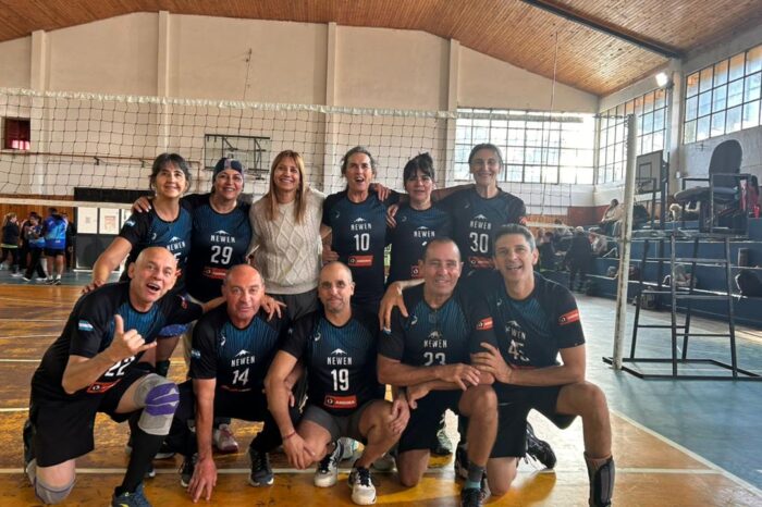 Newen de Junín de los Andes, campeón invicto del Torneo Super 12 de Newcom +50 en Aluminé