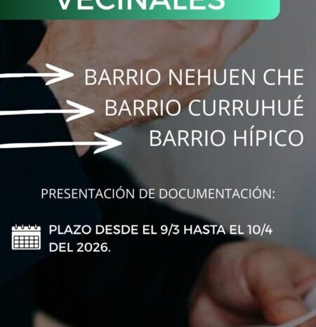 Junín de los Andes impulsa la organización vecinal en Nehuen Ché, Curruhué e Hípico