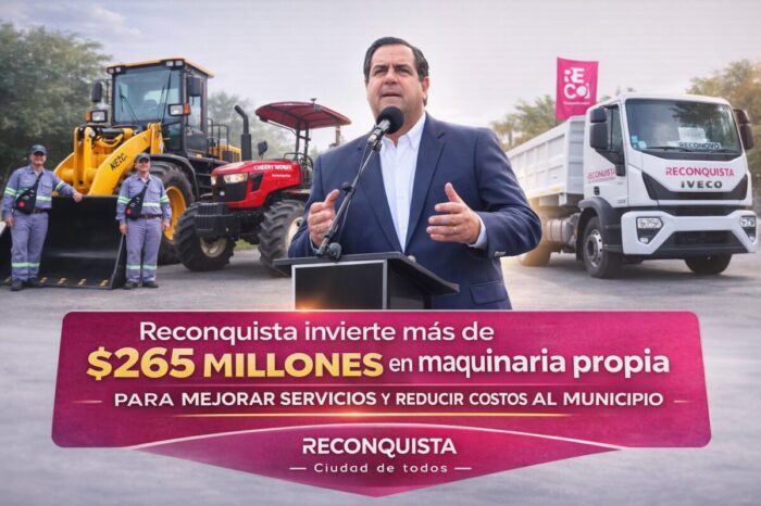 Reconquista invierte más de $265 millones en maquinaria propia para mejorar servicios y reducir alquileres