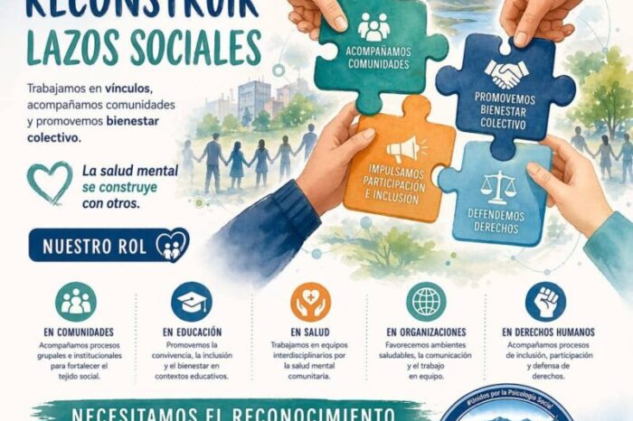 Psicólogos Sociales de Neuquén impulsan campaña para lograr reconocimiento legislativo de su profesión