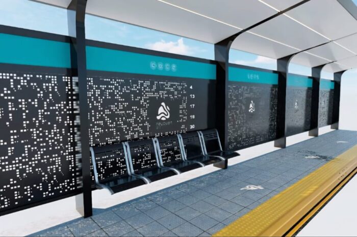 Comenzó la renovación integral de los 29 paradores del Metrobus sobre Avenida del Trabajador