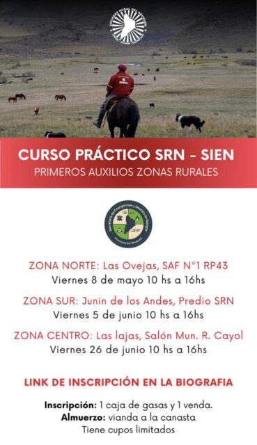 Capacitación en territorio: lanzan un programa de primeros respondientes para zonas rurales de neuquén