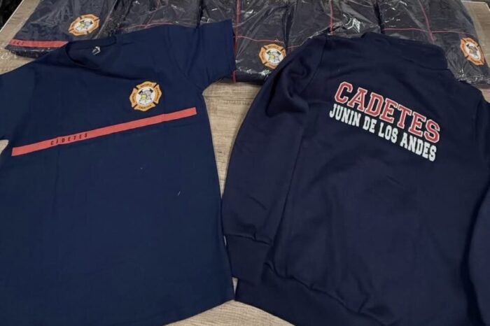 Nueva Indumentaria para la Escuela de Cadetes de Bomberos Voluntarios de Junín de los Andes
