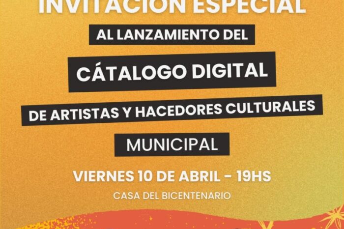 Junín de los Andes presenta el Catálogo Municipal de Artistas y Hacedores Culturales