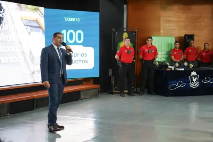 Neuquén sumó tecnología de baja letalidad con el sistema Taser más avanzado del país