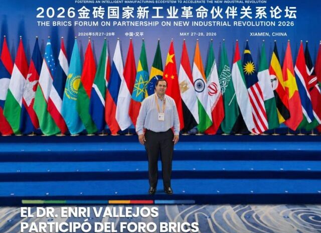Amadeo “Enri” Vallejos lleva a Reconquista al escenario internacional desde China