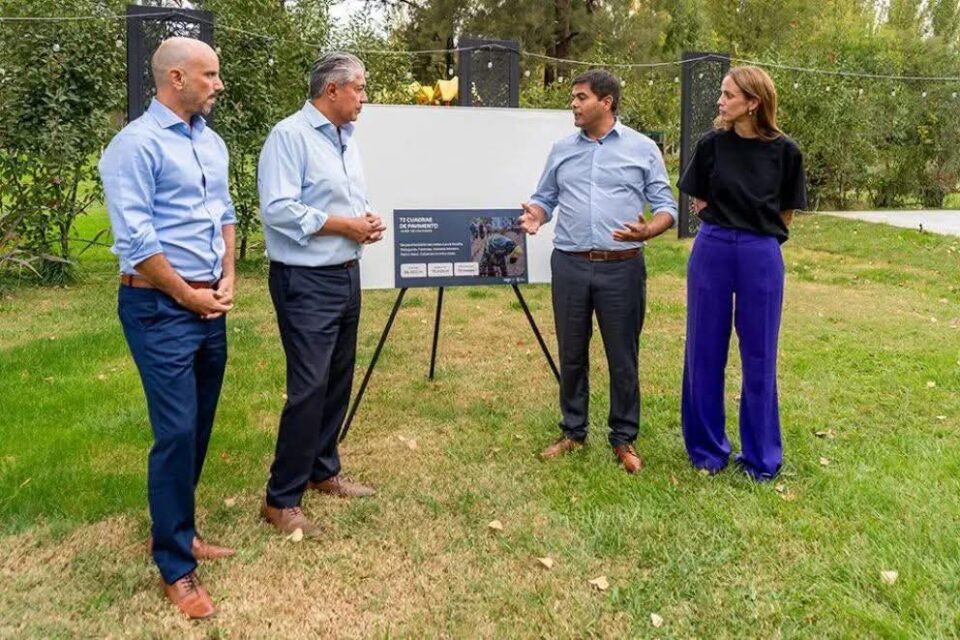 Obra de pavimentación histórica: 73 nuevas cuadras con una inversion de 6.600 millones de pesos