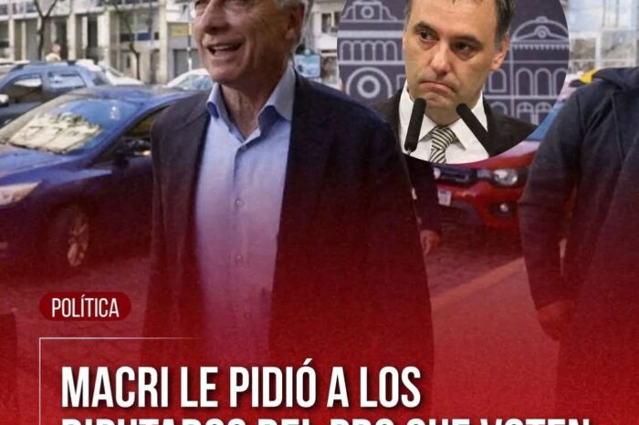 Mauricio Macri pidió a los Diputados del PRO que voten la "Remoción de Adorni"