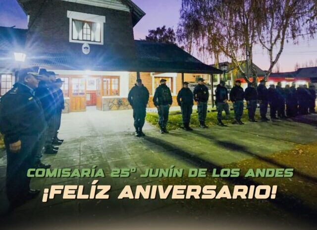 A 141 años de su creación: la histórica Comisaría 25° de Junín de los Andes, símbolo de servicio y presencia institucional