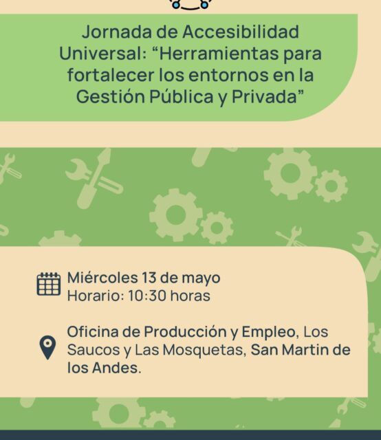 Hoy miércoles se realizan las Jornadas de Accesibilidad Universal