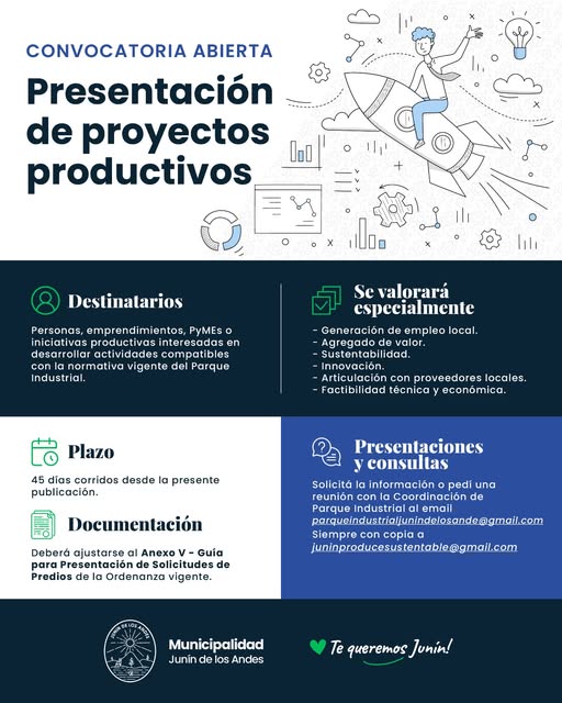 Junín de los Andes recupera suelo industrial y abre convocatoria para nuevos proyectos productivos