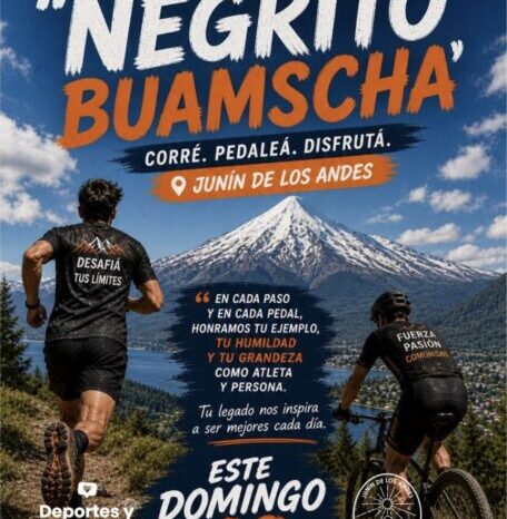Junín de los Andes corre en homenaje al “Negrito” Buamscha, símbolo del deporte local y nacional