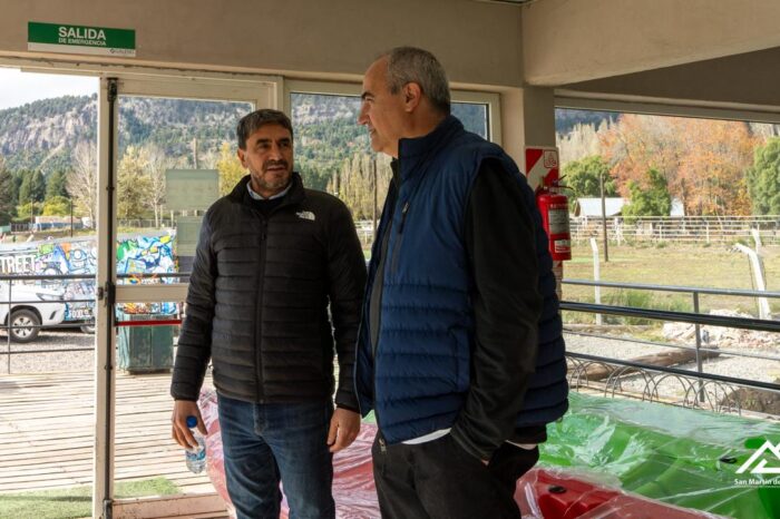 Saloniti y Marcovesky recorrieron las nuevas oficinas de Obras Particulares y avanzan en la modernización del área