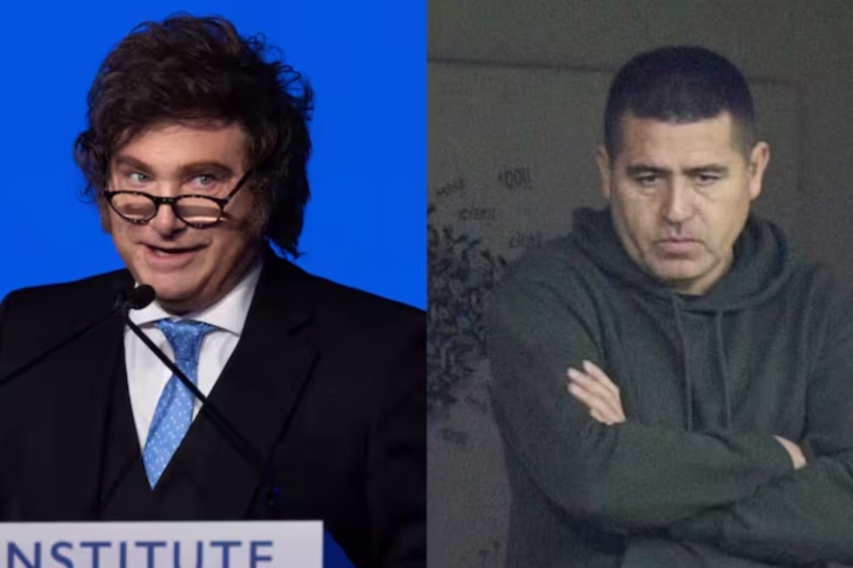 El provocador mensaje de Milei a Riquelme tras la eliminación de Boca de la Copa Libertadores