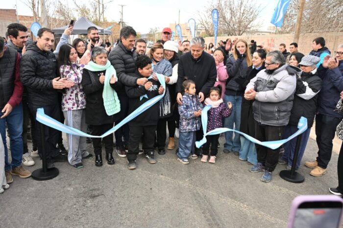 Gaido y Figueroa inauguraron las obras que transformaron el sector La Familia en un barrio con todos los servicios