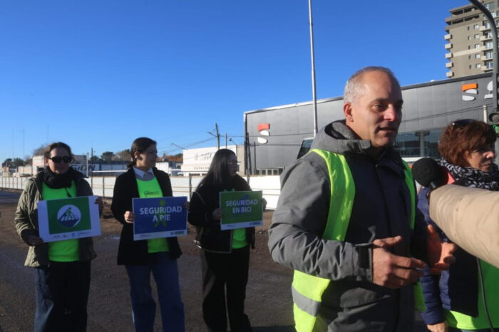 Día Nacional de la Seguridad Vial: refuerzan recomendaciones en la obra de Gran Avenida