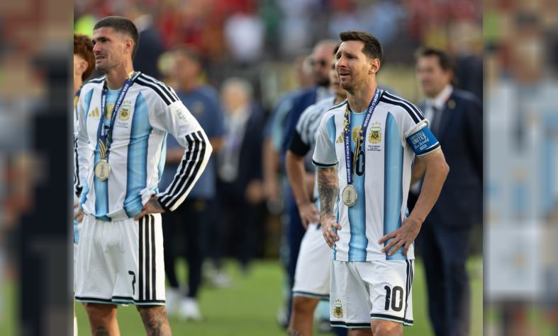 La Selección argentina regresa al país, pero sin Messi