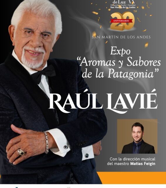 Raúl Lavié será la figura central de "Aromas y Sabores de la Patagonia", la gala solidaria por los 20 años de Puentes de Luz