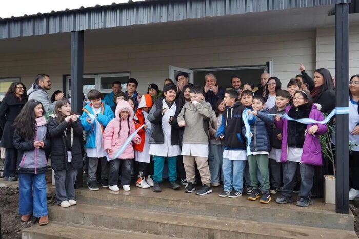 Ampliación y renovación integral: La Escuela primaria 313 de San Martín de los Andes inició una nueva etapa