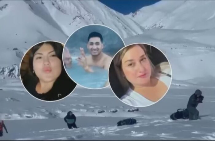 (VIDEOS) Tres personas sobrevivieron seis días aisladas en la cordillera chilena y fueron rescatadas en helicóptero