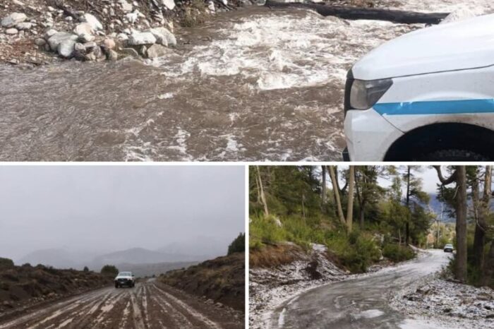 Alerta Parque Nacional Lanín: múltiples caminos cerrados y extrema precaución por condiciones climáticas