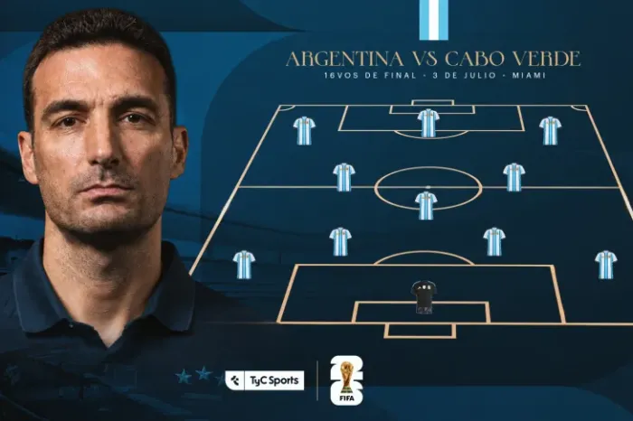 La formación de la Selección Argentina vs. Cabo Verde