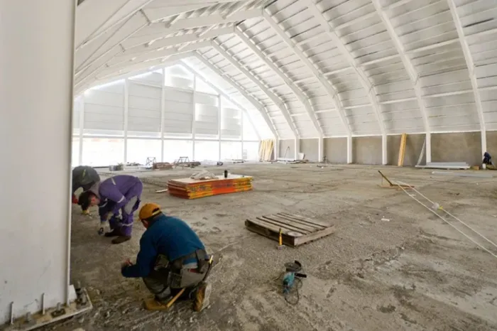 Obras públicas provinciales: Registra 58% de avance la obra del Centro Deportivo y Comunitario de Andacollo