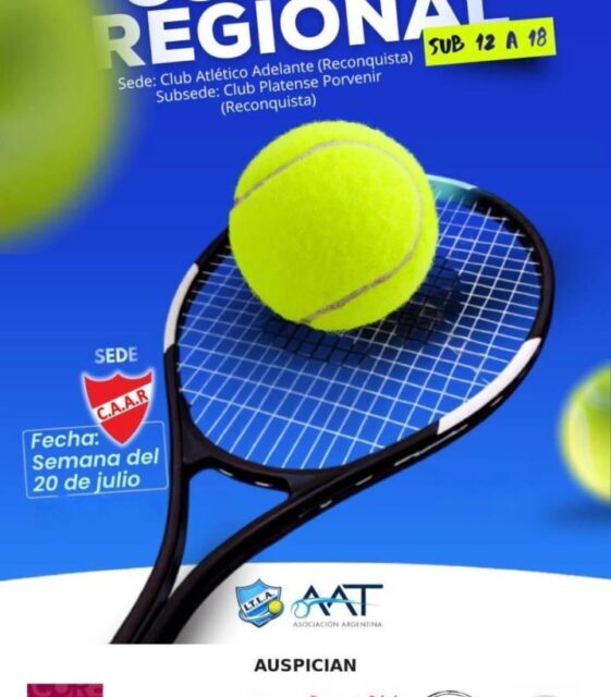 Reconquista respira deporte: ya se juega el mejor tenis juvenil del país