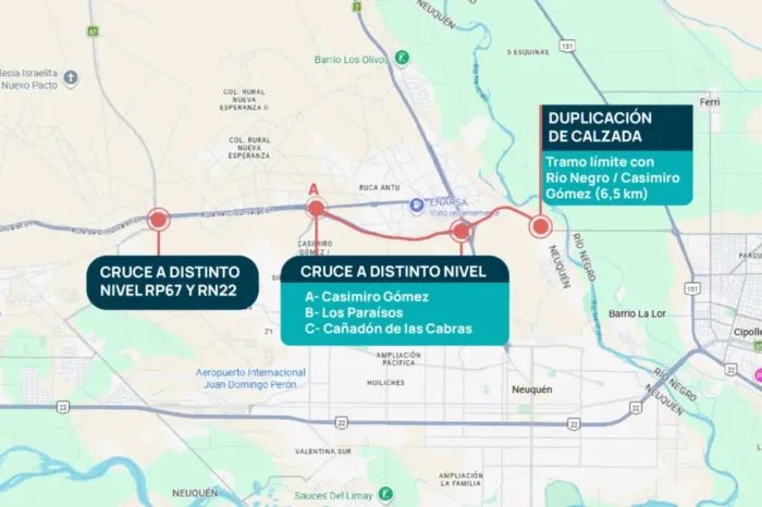 Obras viales: Se licitan las obras para transformar los accesos a Neuquén