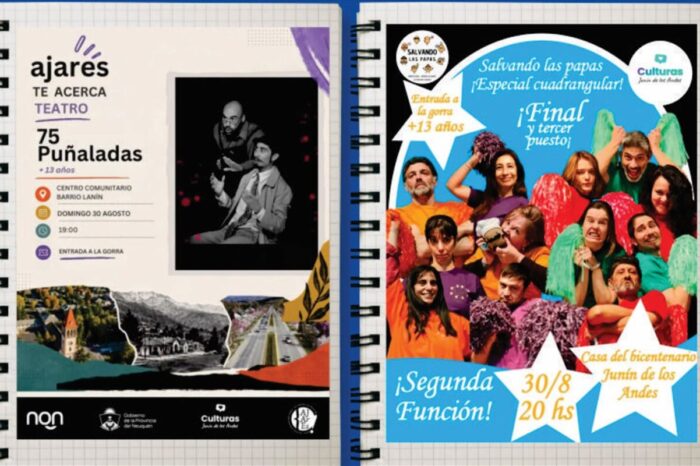 Junín de los Andes se prepara para un domingo a puro teatro y creatividad en la casa del Bicentenario