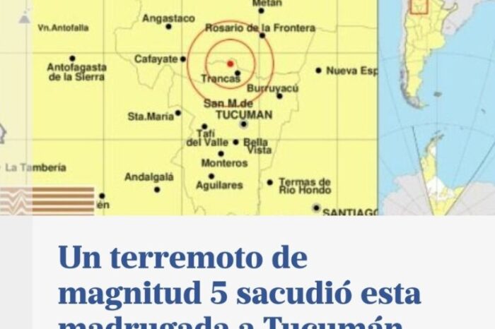 Sismo de magnitud 5 sacude Tucumán en una semana de alta actividad sísmica en el NOA: qué hacer antes, durante y después