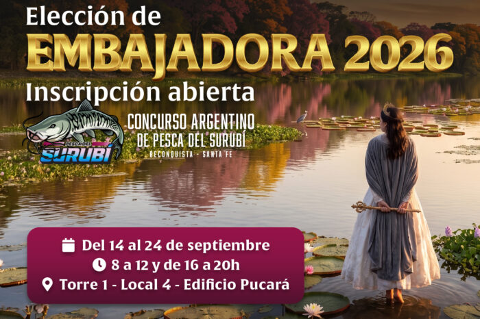 El 39° Concurso Argentino de Pesca del Surubí con Devolución abre hoy la inscripción para candidatas a la elección de Embajadora 2026 - 2027