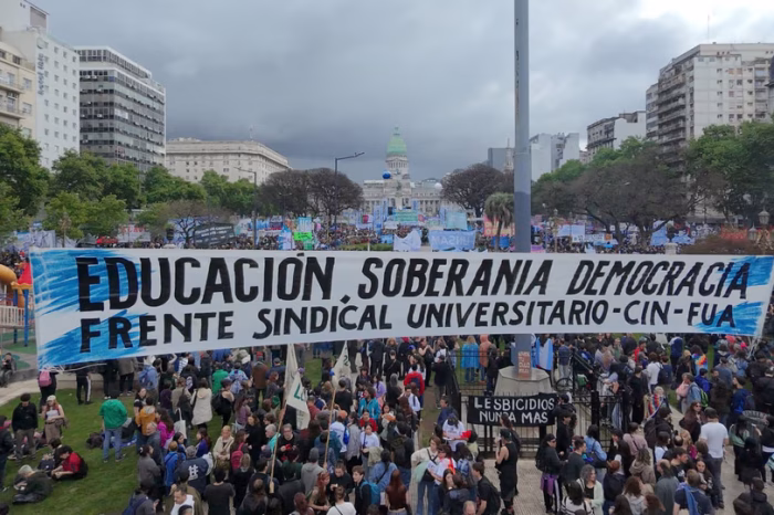 Marcha Universitaria: nuevo reclamo por la Ley de Financiamiento finalizó con incidentes y detenidos