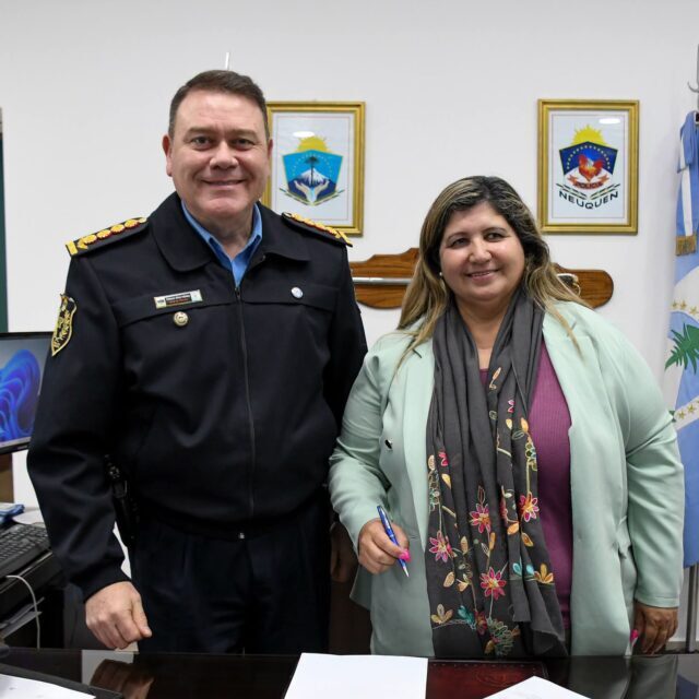 Histórico acuerdo entre la Policía de Neuquén y Las Ovejas: nueva base operativa y terreno para futura dependencia policial