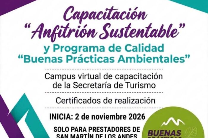 La Secretaría de Turismo de San Martín de los Andes, abre una nueva capacitación y programa de calidad gratuito para fortalecer a los prestadores y al destino turístico