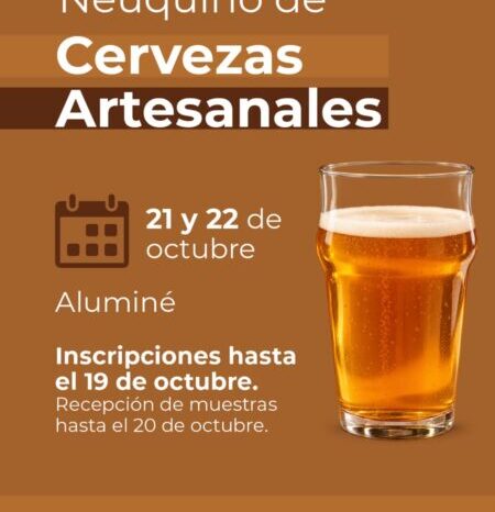 Aluminé brinda por su historia: llega el 13° Festival Provincial de Cerveza Artesanal en el 111° Aniversario