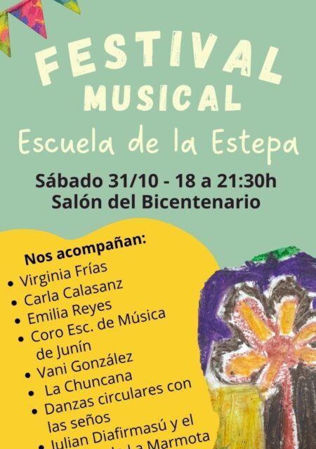 Junín de los Andes: La Escuela de la Estepa organiza un gran festival musical para hacer realidad su edificio propio