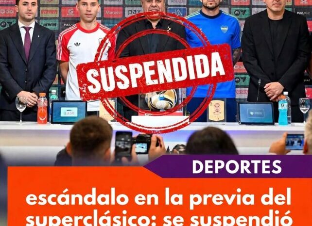 Escándalo en la previa del superclásico: se suspendió la conferencia y la AFA apuntó contra River